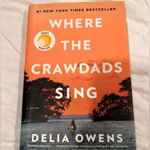 Hardcover book-  Where the Crawdads sing